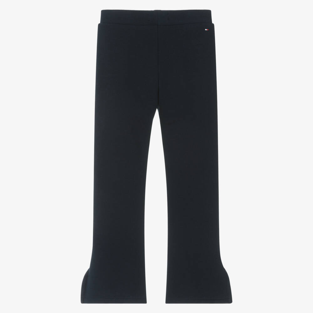 Tommy Hilfiger-Мягкие голубые расклешенные леггинсы для девочек | Childrensalon Outlet