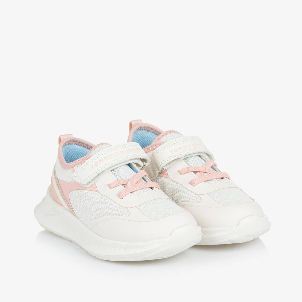 Tommy Hilfiger-Girls Soft Mesh Velcro Sneakers | Childrensalon Outlet