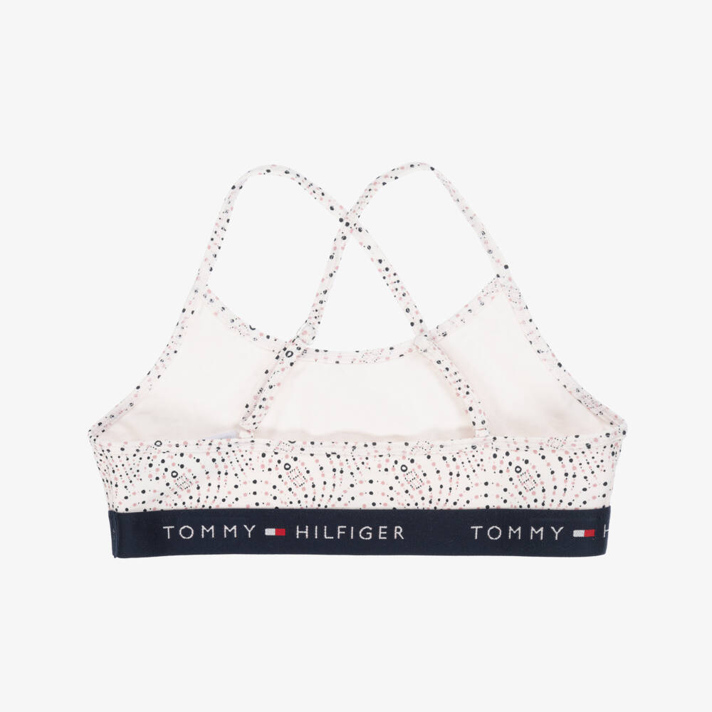 Tommy Hilfiger-Girls Soft Pink Jersey Bras Duo | Childrensalon Outlet