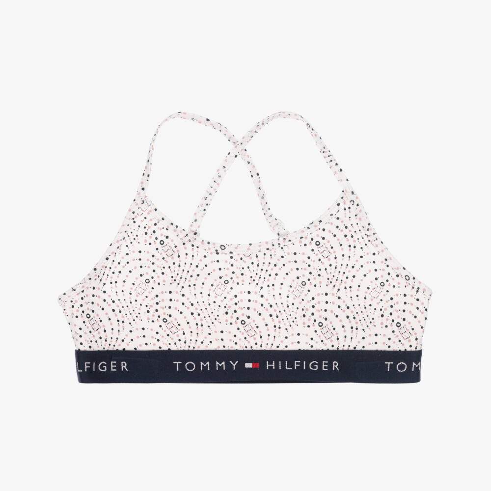 Tommy Hilfiger-Girls Soft Pink Jersey Bras Duo | Childrensalon Outlet