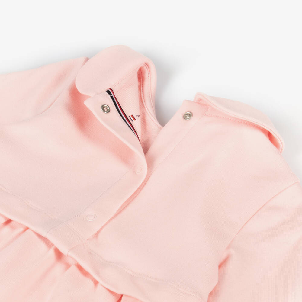 Tommy Hilfiger-Girls' Soft Pink Jersey Frock | Childrensalon Outlet