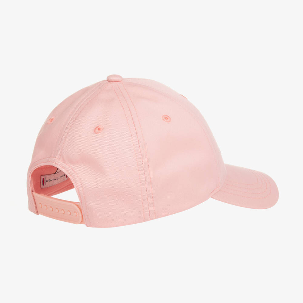 Tommy Hilfiger-Girls Soft Pink Twill Cap | Childrensalon Outlet