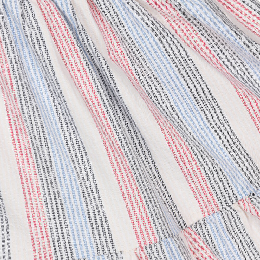 Tommy Hilfiger-Girls Striped Cotton Dress | Childrensalon Outlet