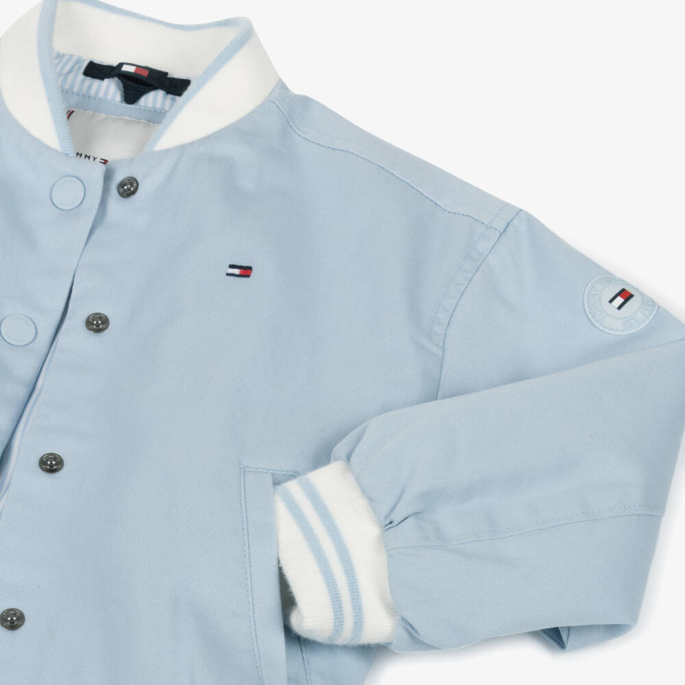 Tommy Hilfiger-Girls Stylish Cotton Twill Jacket | Childrensalon Outlet