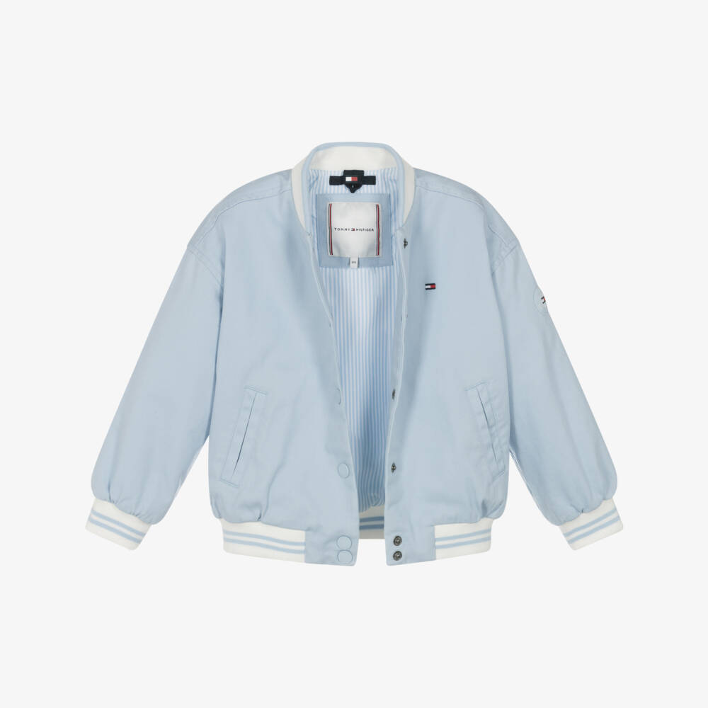 Tommy Hilfiger-Girls Stylish Cotton Twill Jacket | Childrensalon Outlet