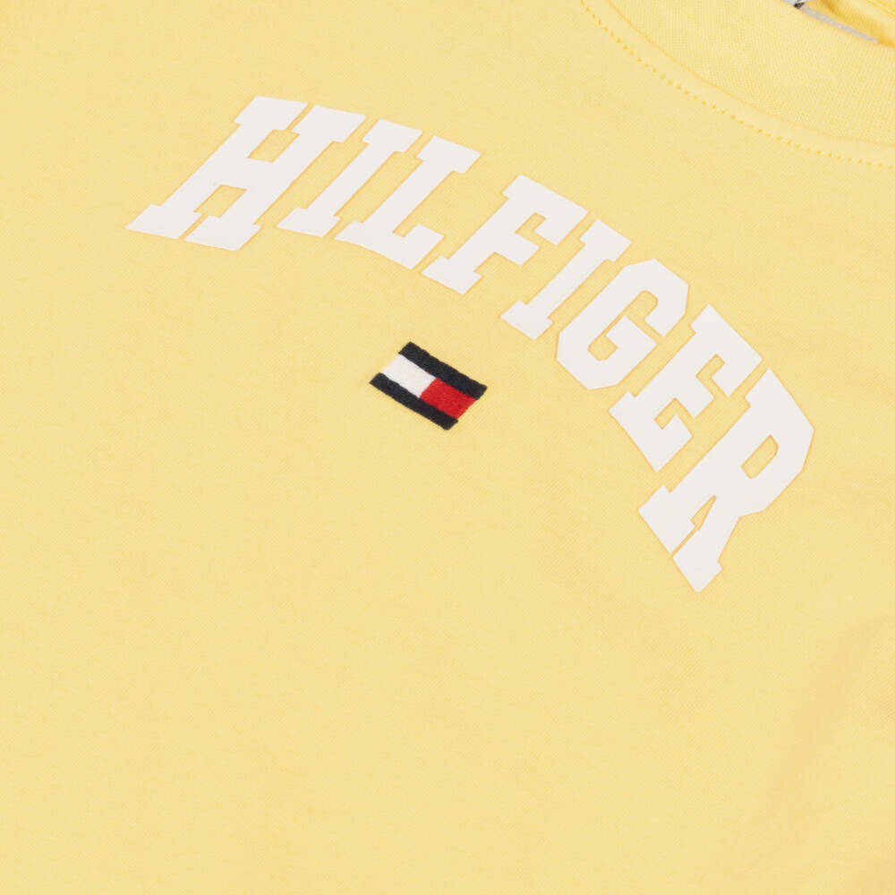 Tommy Hilfiger-Girls Sunny Cotton Boxy Tee | Childrensalon Outlet