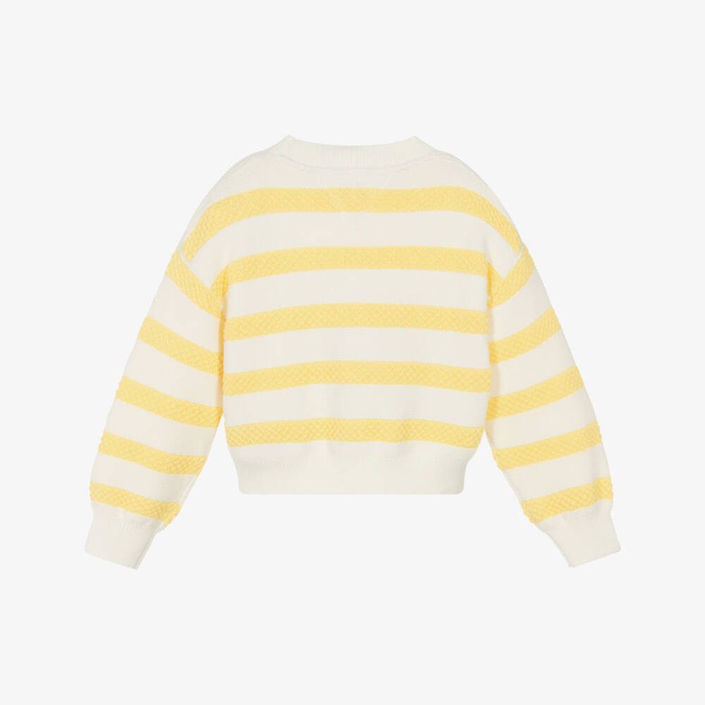 Tommy Hilfiger-Girls Sunshine Stripe Knit Pullover | Childrensalon Outlet