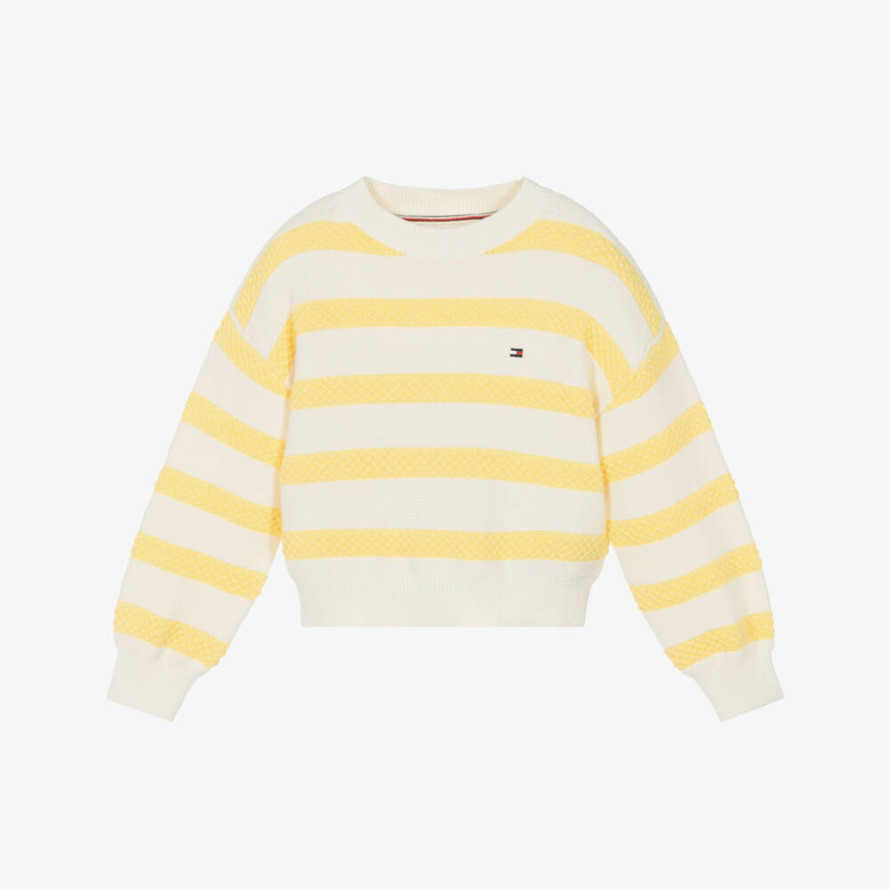 Tommy Hilfiger-Girls Sunshine Stripe Knit Pullover | Childrensalon Outlet