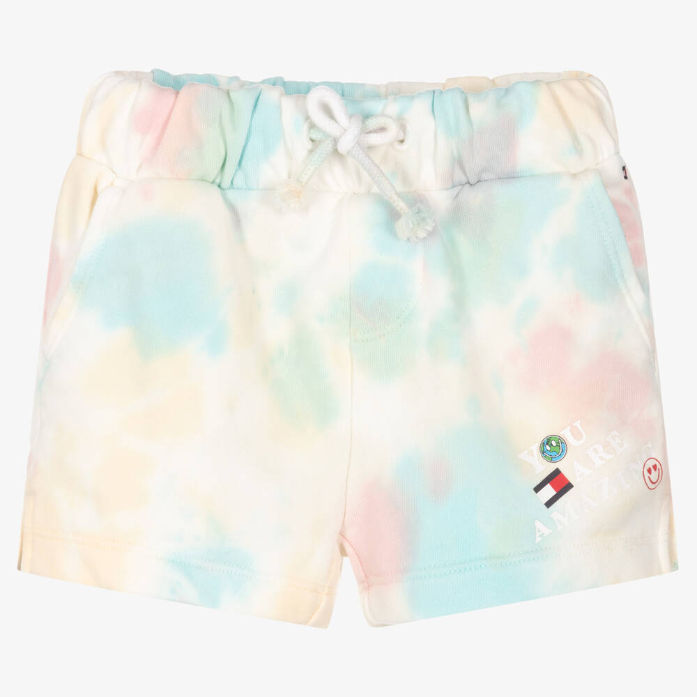 Tommy Hilfiger - Batik-Jersey-Shorts für Mädchen | Childrensalon