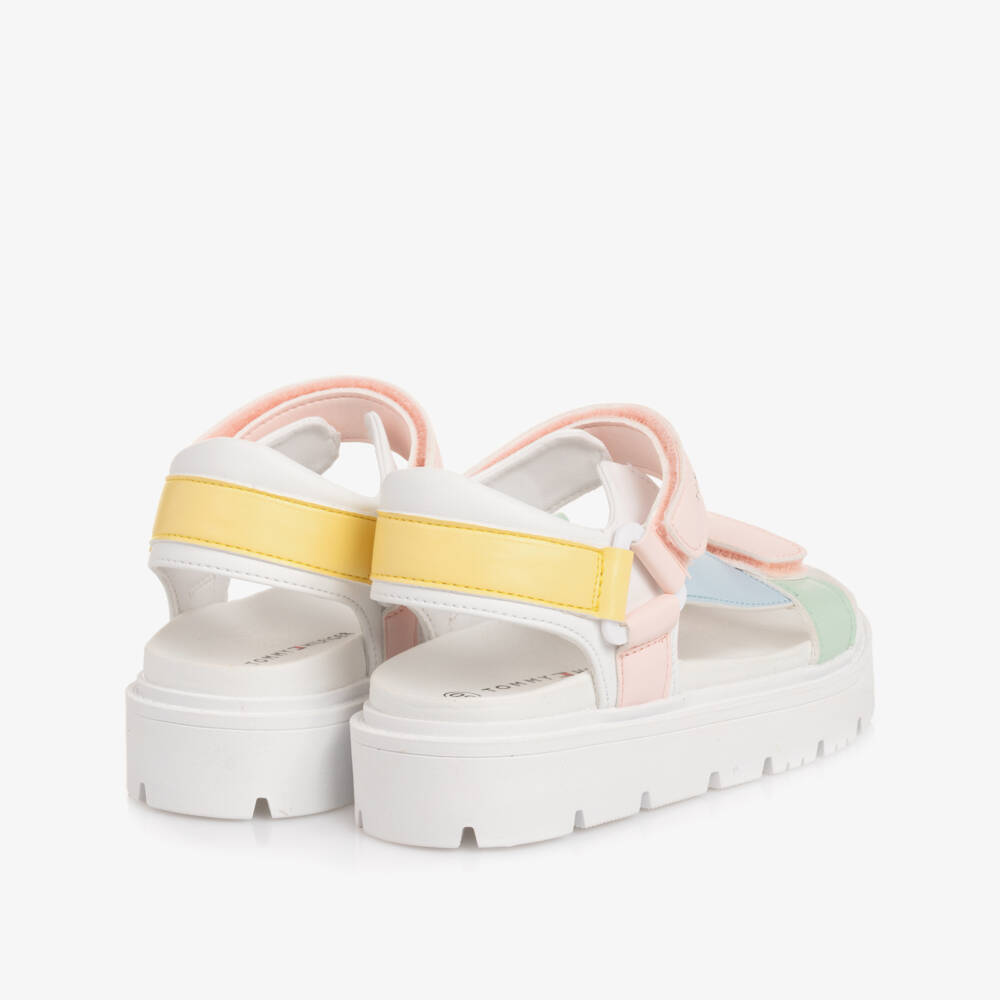 Tommy Hilfiger-Girls Vibrant Pastel Strappy Sandals | Childrensalon Outlet