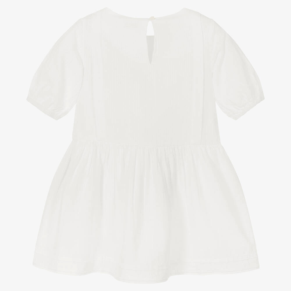 Zara robe blanche online fille