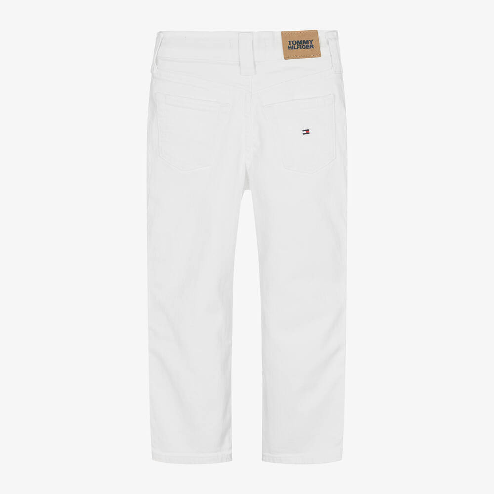 White jeans tommy hilfiger store