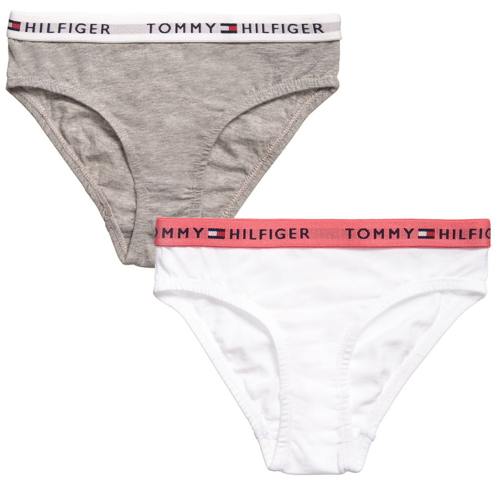 Knickers size SMALL Red/Blue/Grey TOMMY HILFIGER 3-pk Women's BIKINI Briefs