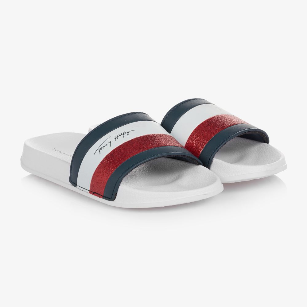 Tommy Hilfiger - Sandales blanches Fille | Childrensalon