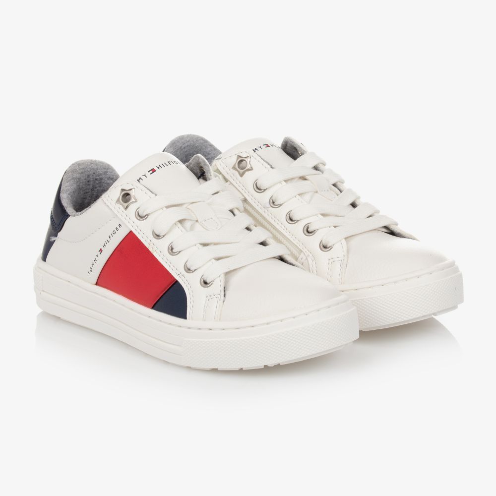 Tommy Hilfiger - Weiße Sneakers (M) | Childrensalon