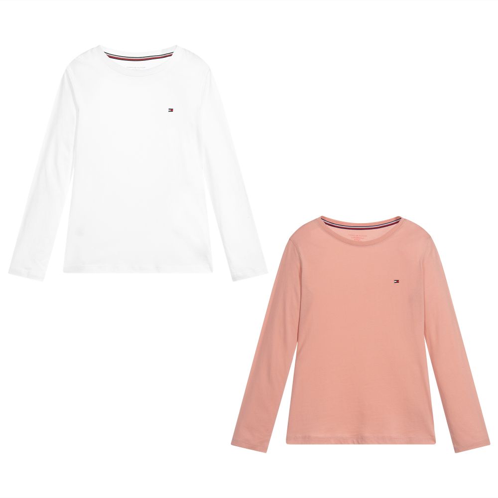 Girls tommy hilfiger tops hotsell
