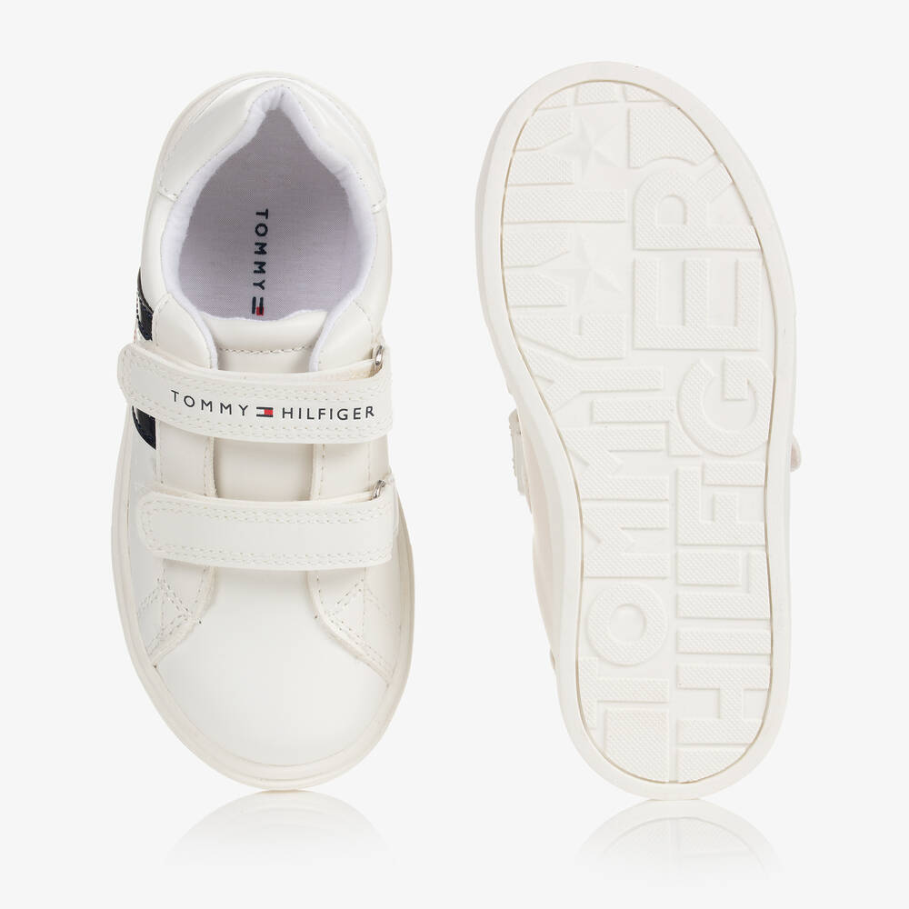 Ladies white velcro outlet trainers