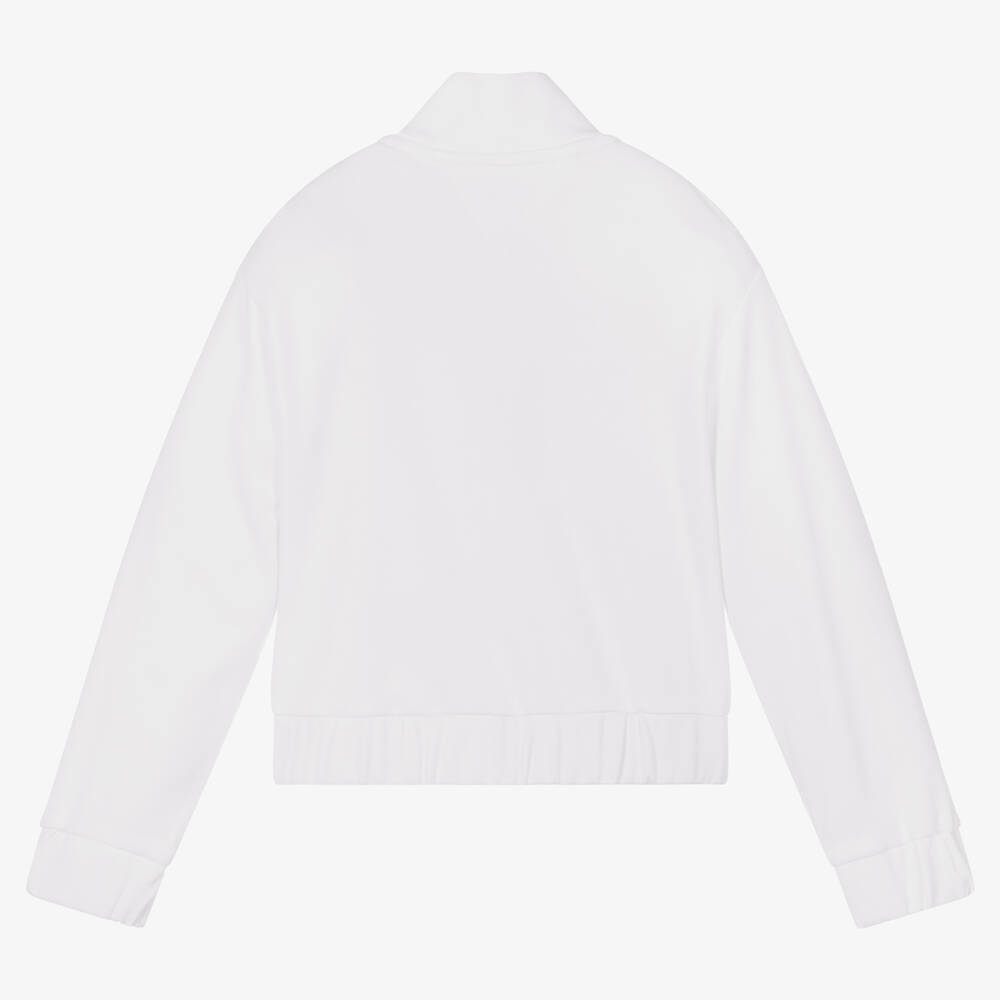 Tommy Hilfiger-Белый спортивный топ для девочек | Childrensalon Outlet