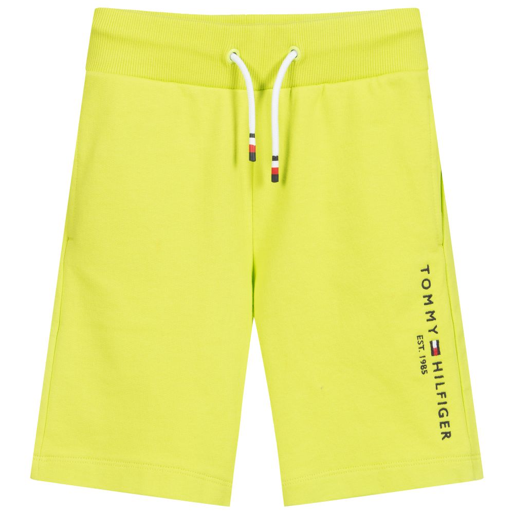 Tommy Hilfiger - Green Organic Cotton Shorts | Childrensalon
