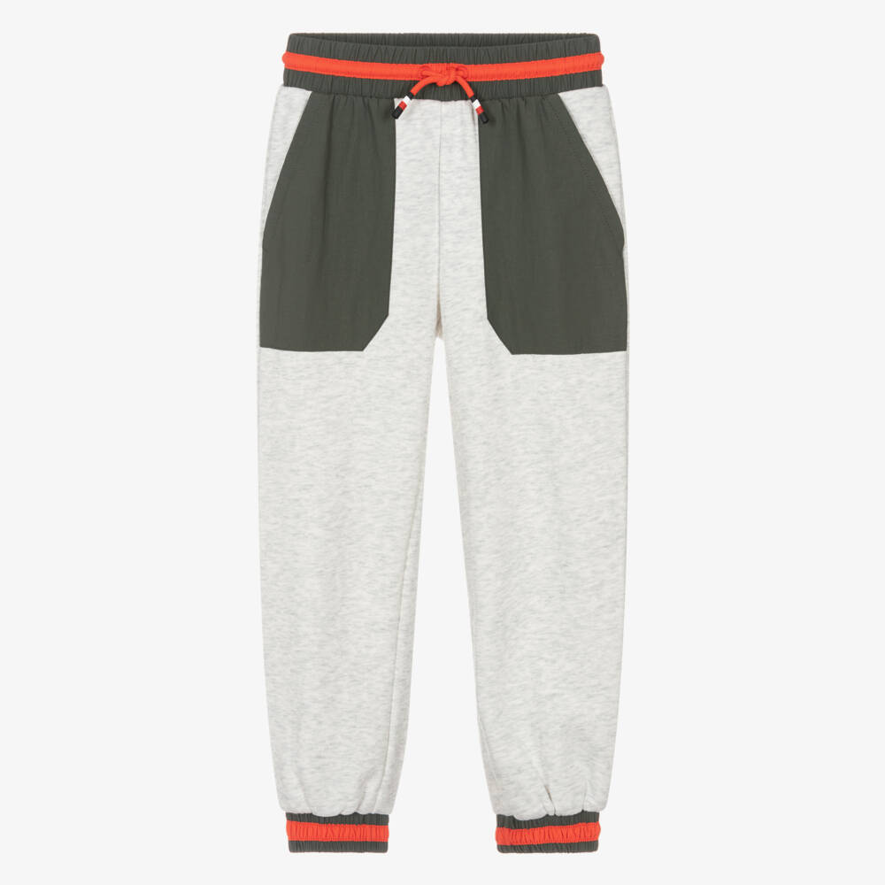 Tommy Hilfiger-Grey Colourblock Joggers | Childrensalon Outlet