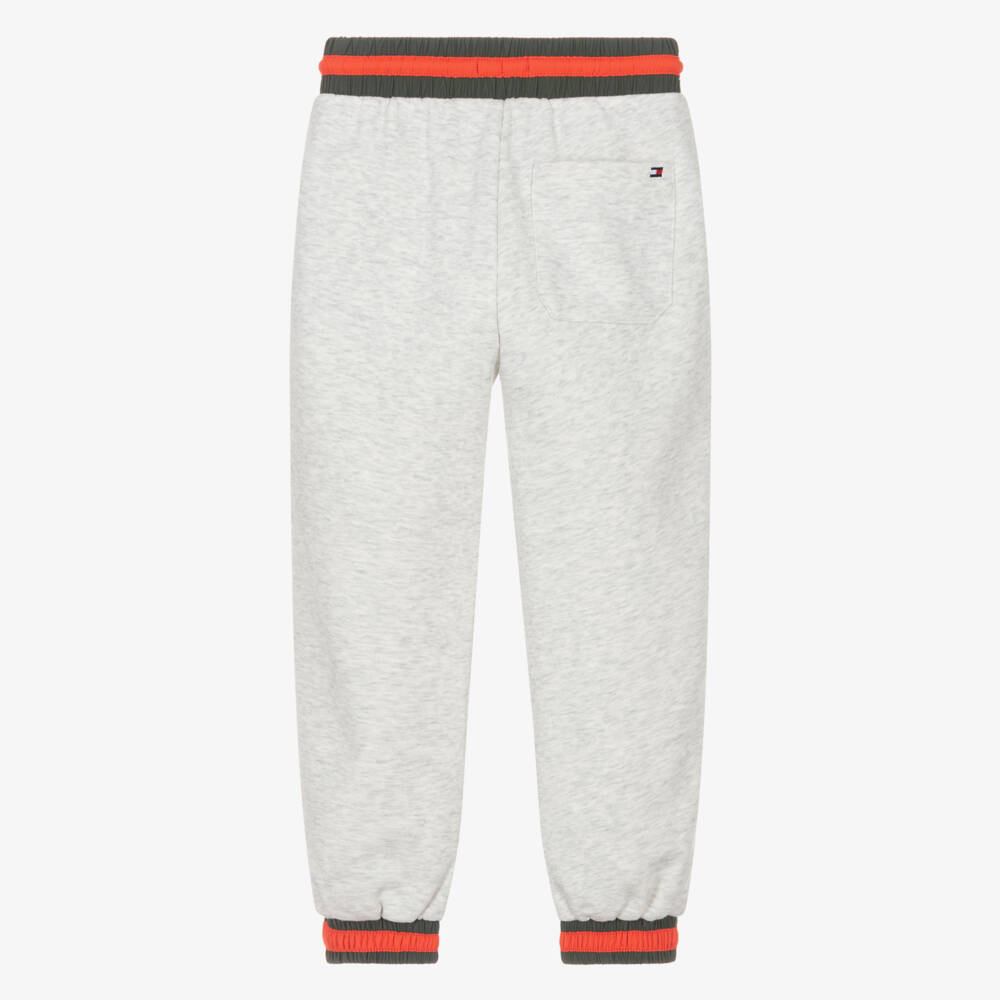 Tommy Hilfiger-Grey Colourblock Joggers | Childrensalon Outlet