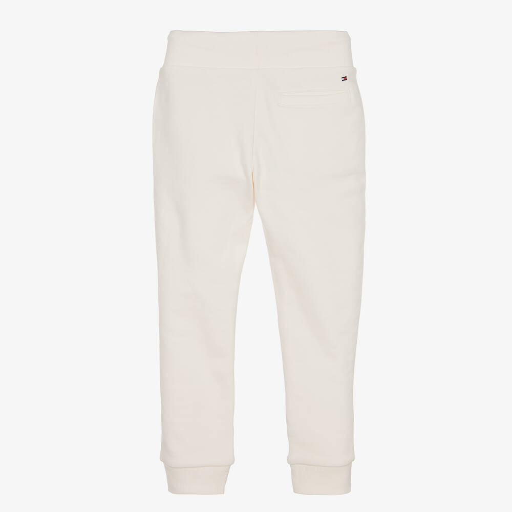 Tommy Hilfiger-جوغرز قطن جيرسي لون عاجي | Childrensalon Outlet