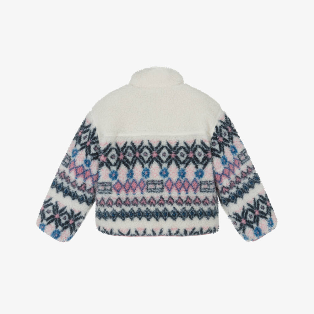 Tommy Hilfiger-Ivory Fairisle Jacket | Childrensalon Outlet