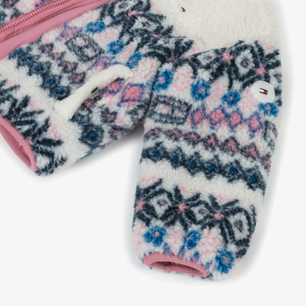 Tommy Hilfiger-Ivory Fairisle Jacket | Childrensalon Outlet