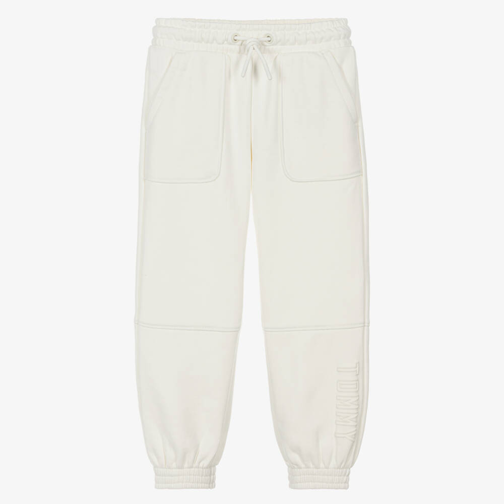 Tommy Hilfiger-Ivory Puff Print Joggers | Childrensalon Outlet