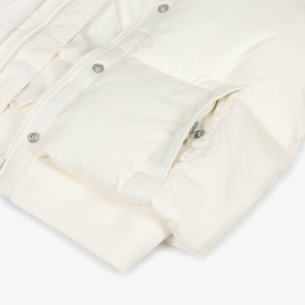 Tommy Hilfiger-Ivory Puffer Jacket | Childrensalon Outlet