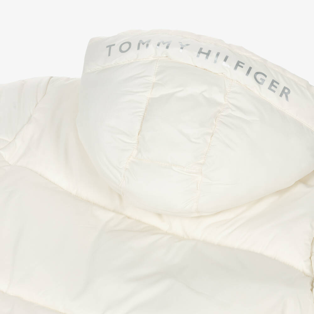 Tommy Hilfiger-Ivory Puffer Jacket | Childrensalon Outlet