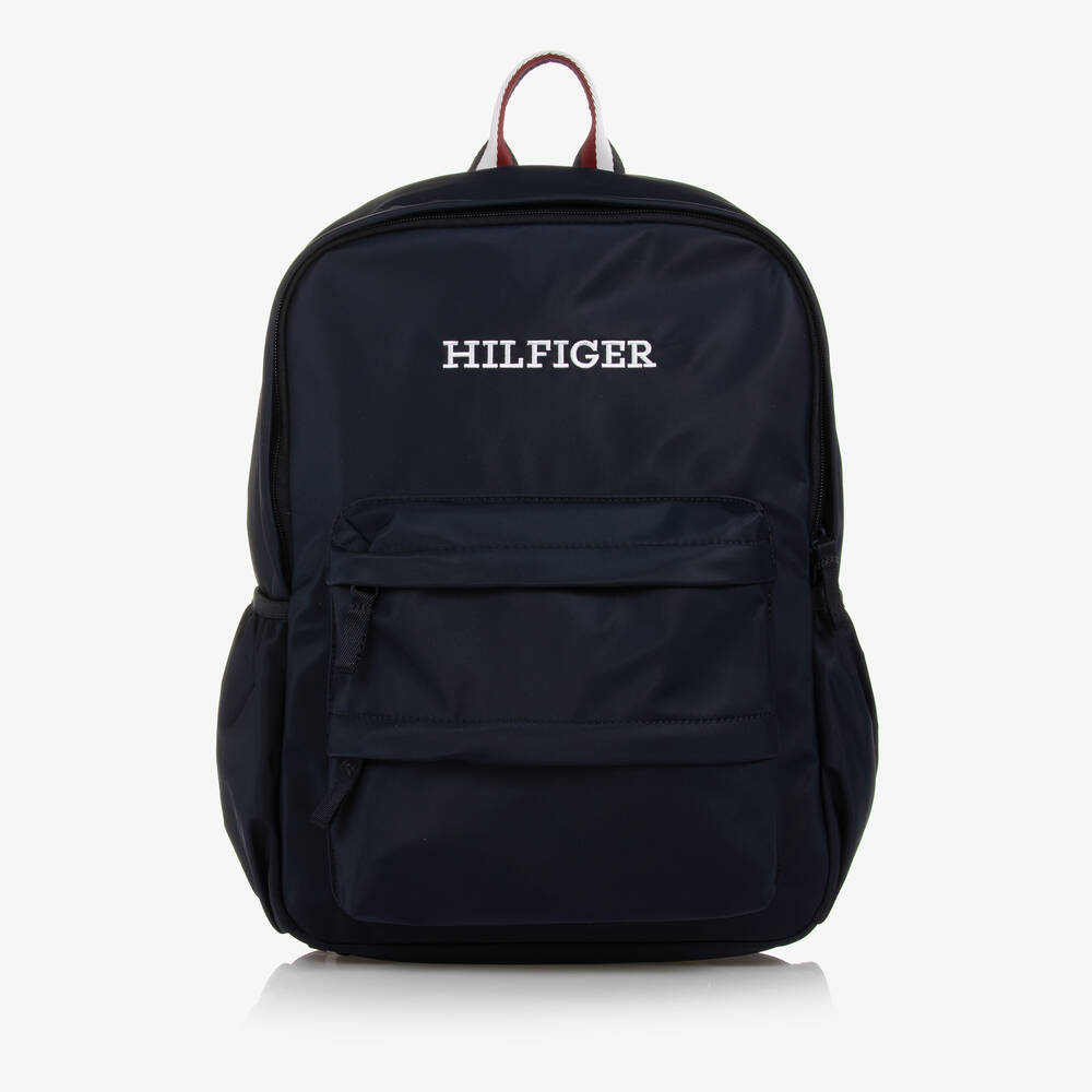 Tommy Hilfiger - Navy Blue Backpack (39cm) | Childrensalon