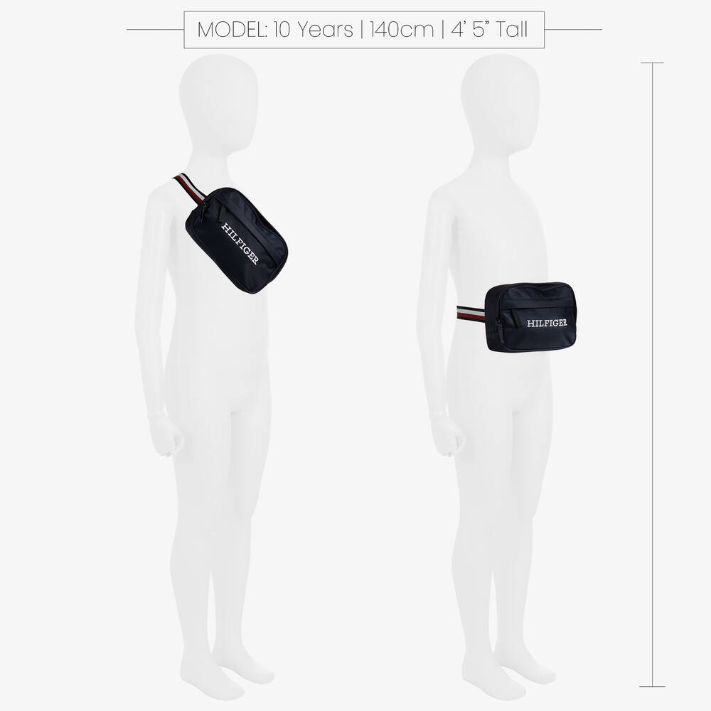 Tommy Hilfiger-Navy Blue Belt Bag (21cm) | Childrensalon Outlet