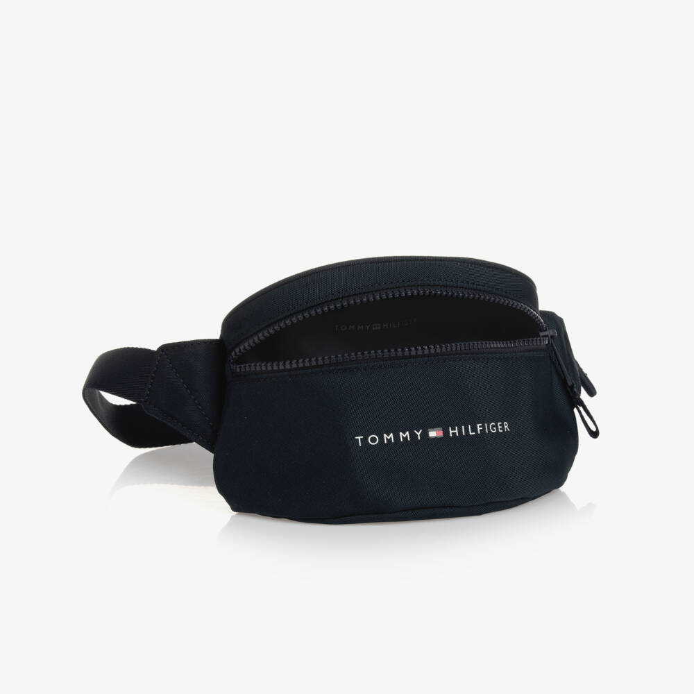 Tommy Hilfiger-Navy Blue Canvas Belt Bag (21cm) | Childrensalon Outlet