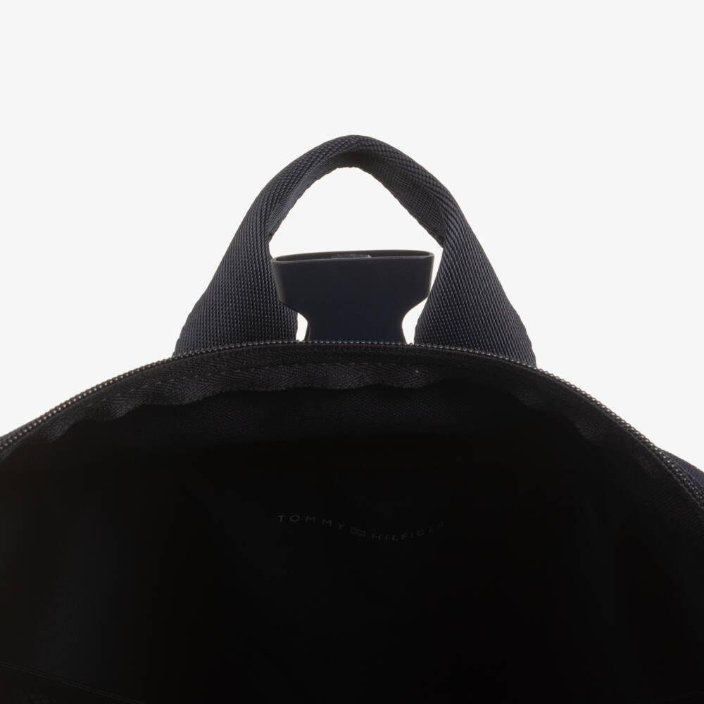 Tommy Hilfiger-Navy Blue Canvas Flag Logo Backpack | Childrensalon Outlet