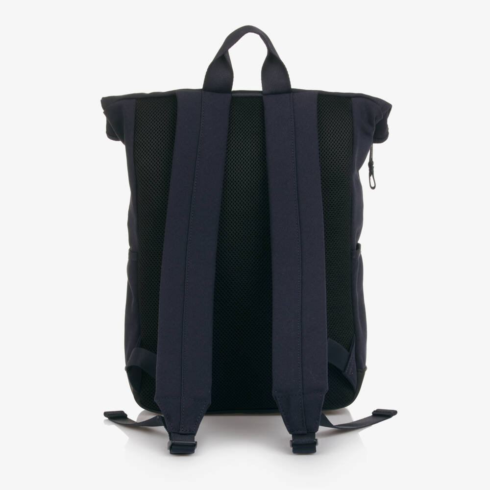 Tommy Hilfiger-Navy Blue Canvas Flag Logo Backpack | Childrensalon Outlet