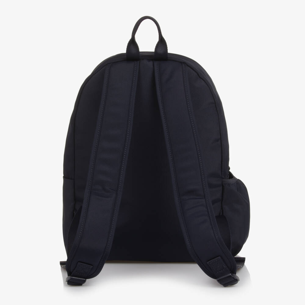 Tommy Hilfiger-Navy Blue Canvas Flag Logo Backpack | Childrensalon Outlet
