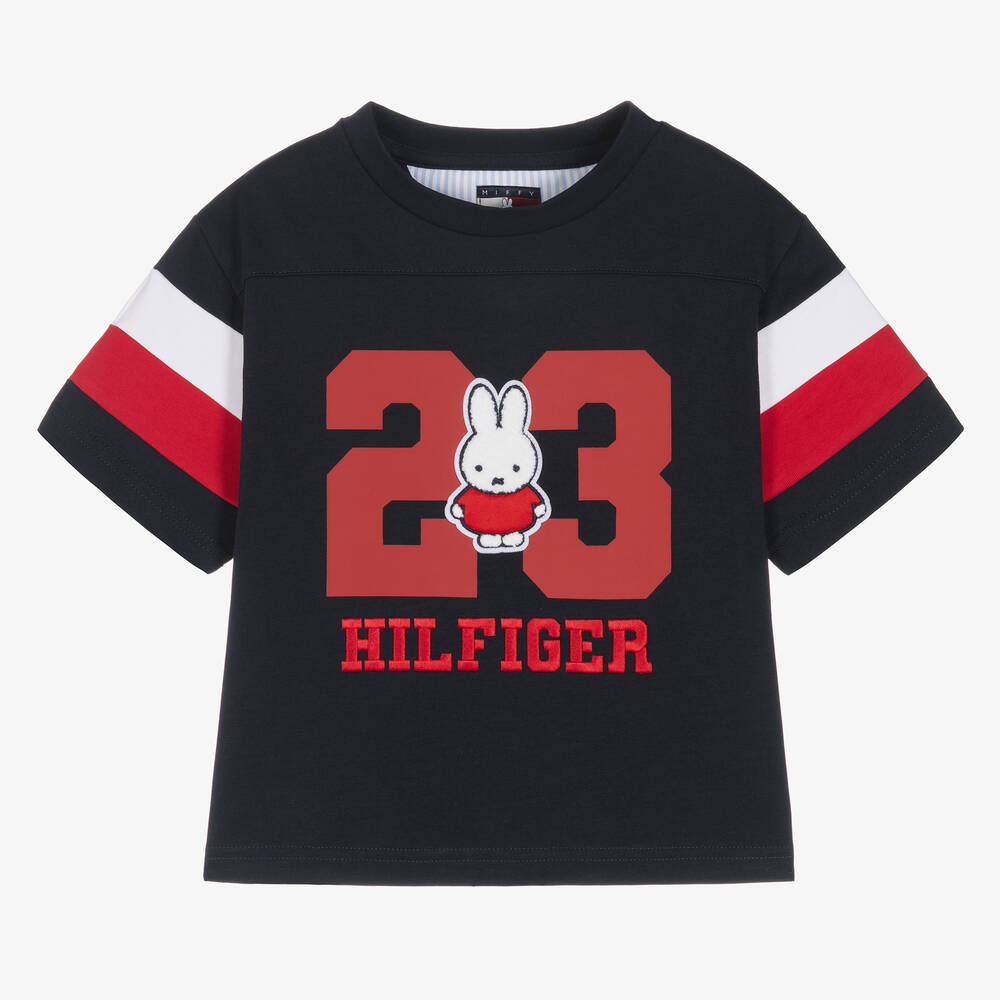 Tommy Hilfiger - Navyblaues Miffy Baumwoll-T-Shirt | Childrensalon
