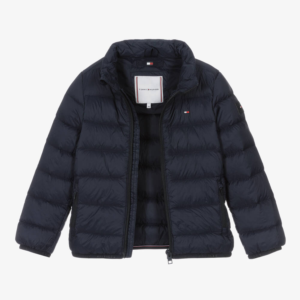 Tommy Hilfiger Navy Blue Down Puffer Jacket Childrensalon Outlet