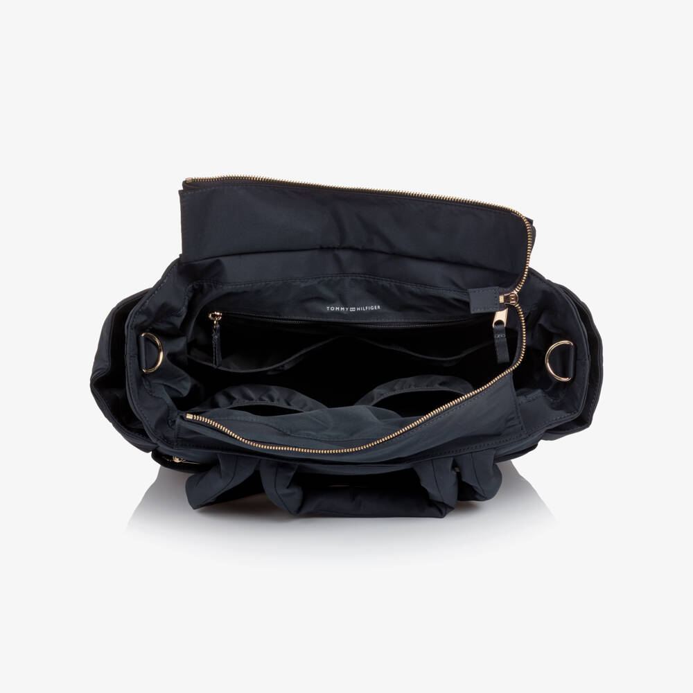 Tommy Hilfiger-Navy Blue Padded Changing Bag (43cm) | Childrensalon Outlet