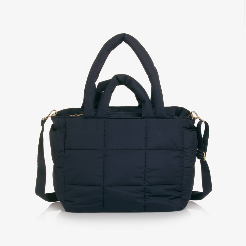 Tommy Hilfiger-Navy Blue Padded Changing Bag (43cm) | Childrensalon Outlet