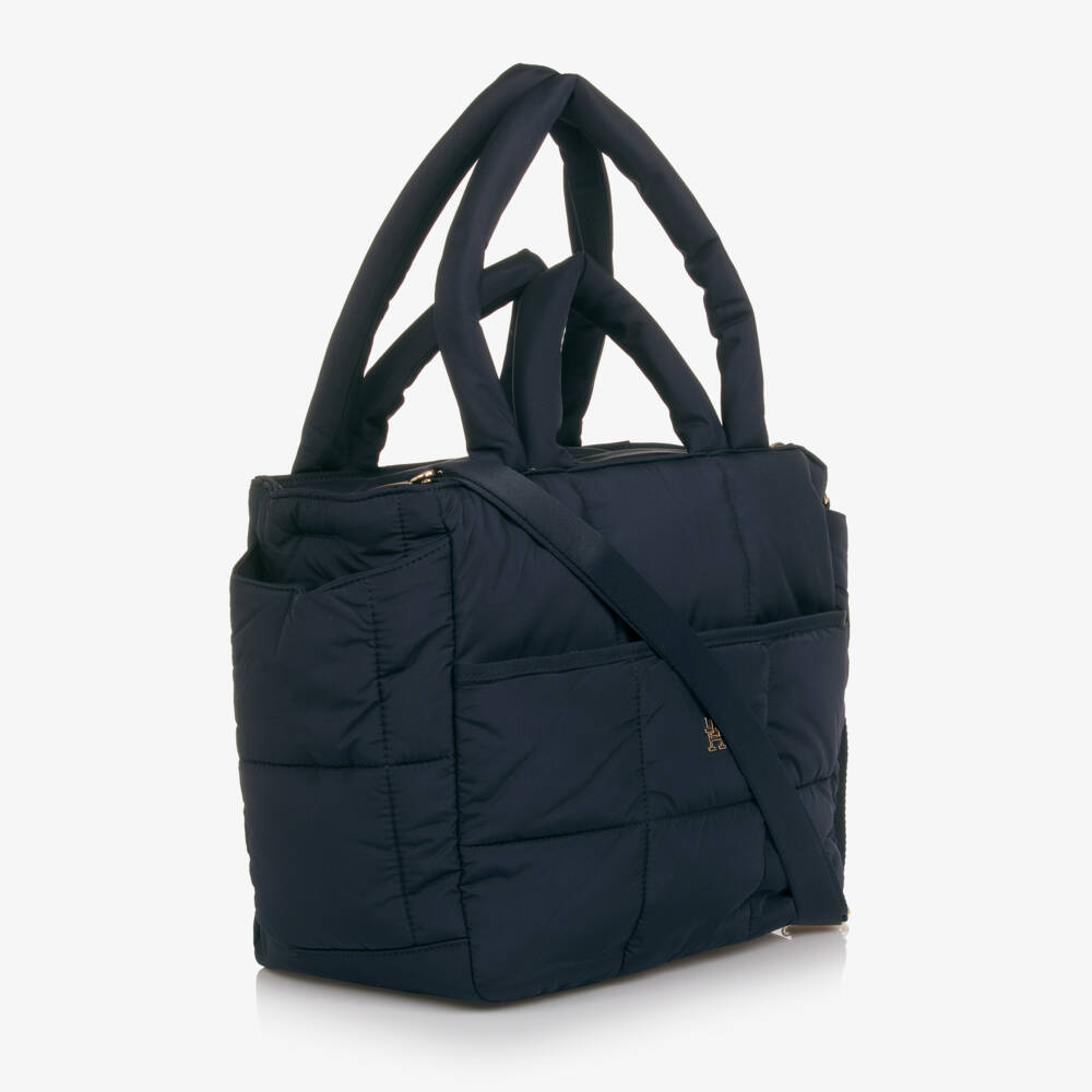 Tommy Hilfiger-Navy Blue Padded Changing Bag (43cm) | Childrensalon Outlet