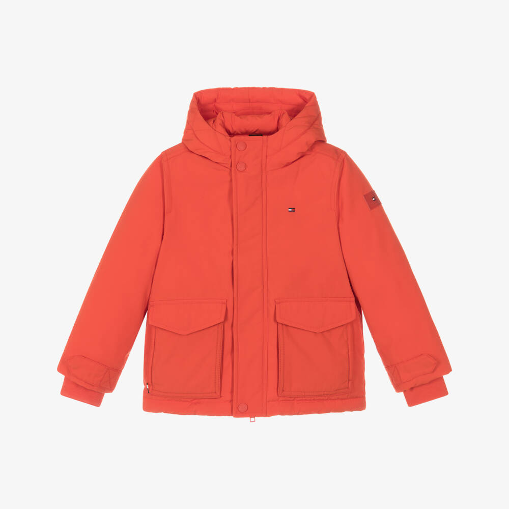 Tommy Hilfiger-Orange Parka | Childrensalon Outlet
