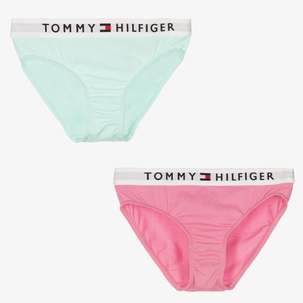 Tommy Hilfiger - Pink & Blue Knickers (2 Pack)  | Childrensalon