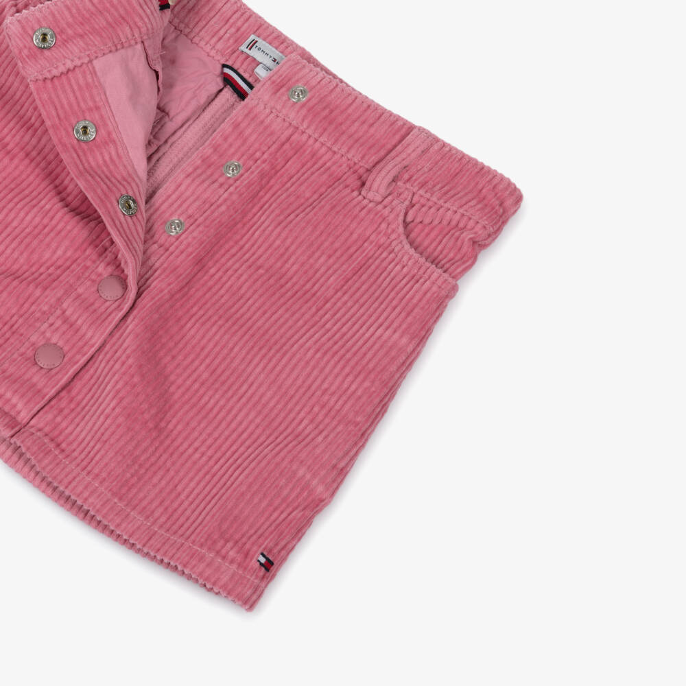 Tommy Hilfiger-Pink Corduroy Skirt | Childrensalon Outlet