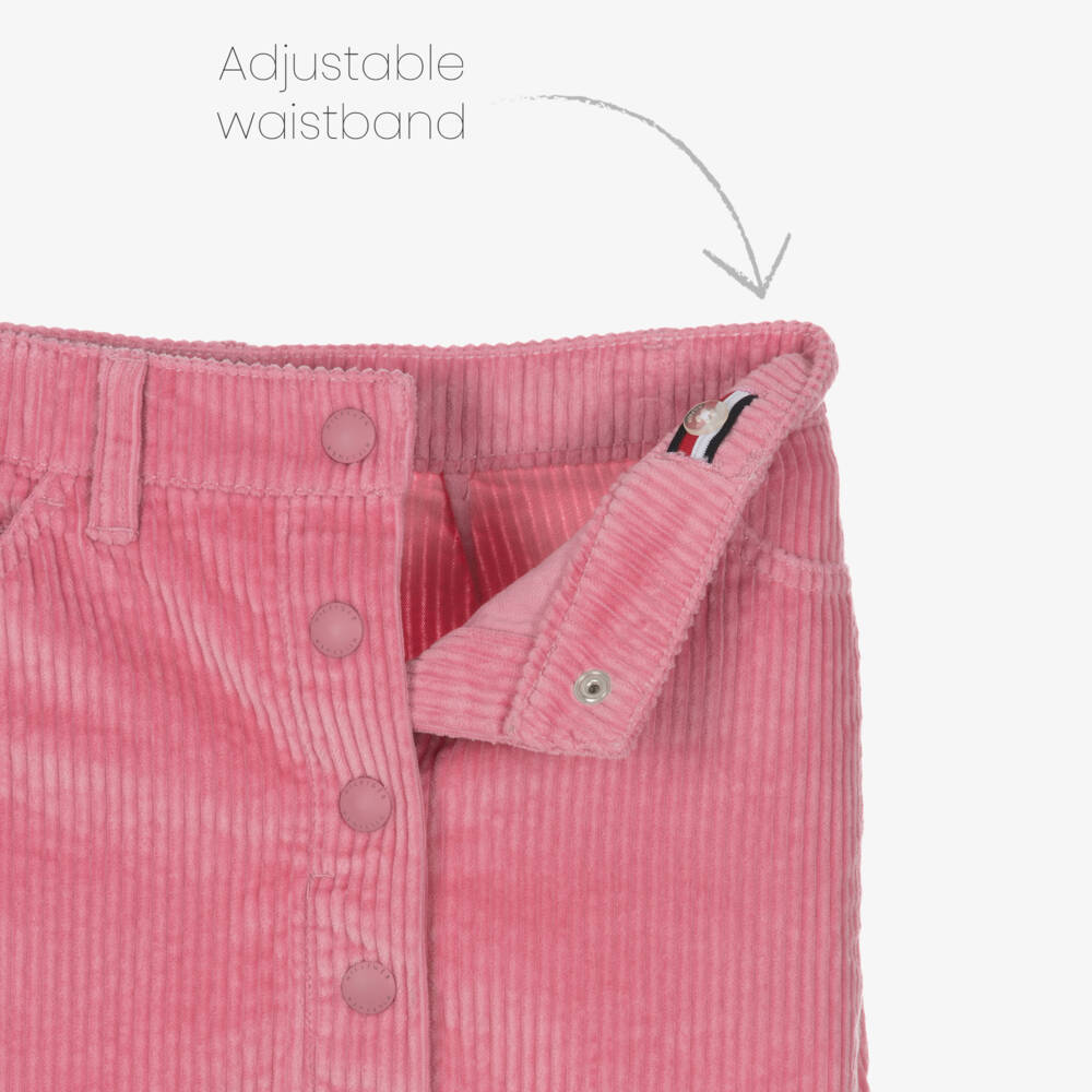 Tommy Hilfiger-Pink Corduroy Skirt | Childrensalon Outlet