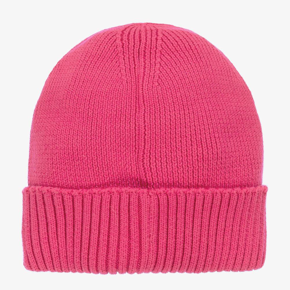 Tommy Hilfiger-Pink Cotton Hat & Scarf Set | Childrensalon Outlet