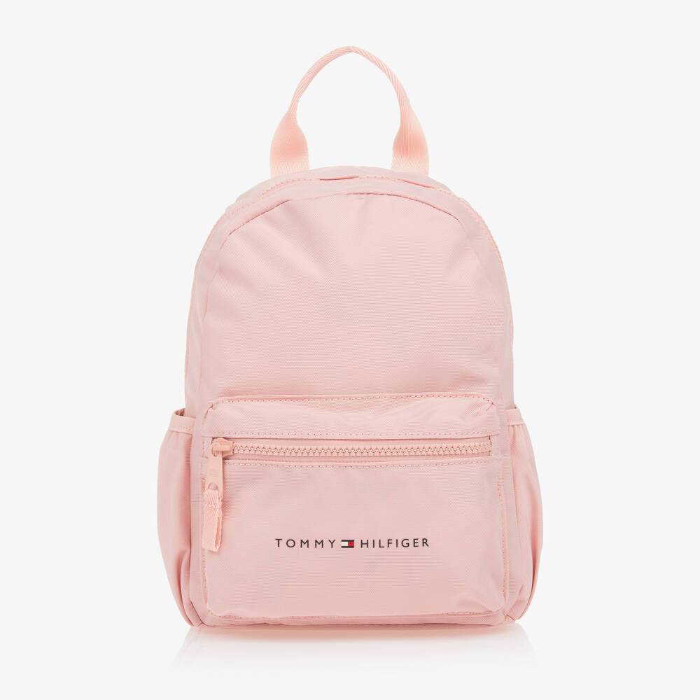 Tommy Hilfiger-Pink Mini Backpack (29cm)  | Childrensalon Outlet