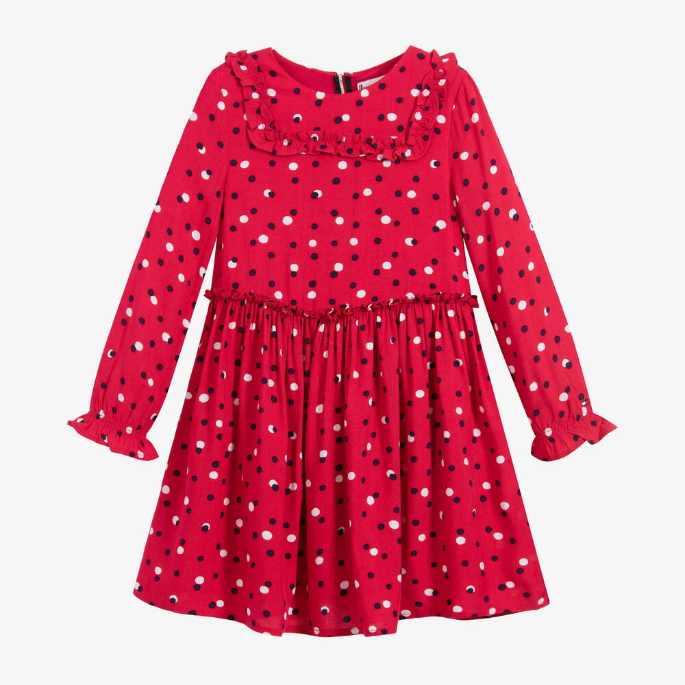 Tommy Hilfiger - Pink Viscose Dress | Childrensalon