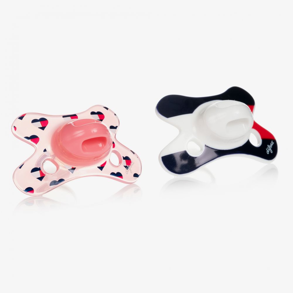 Tommy Hilfiger - Pink & White Dummies (2 Pack) | Childrensalon